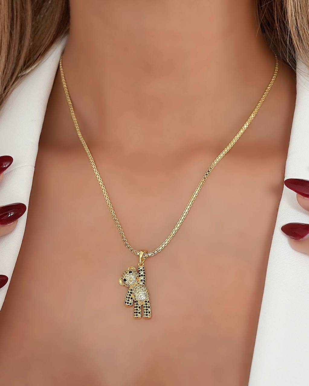 DIJE OSITO DE CRISTAL