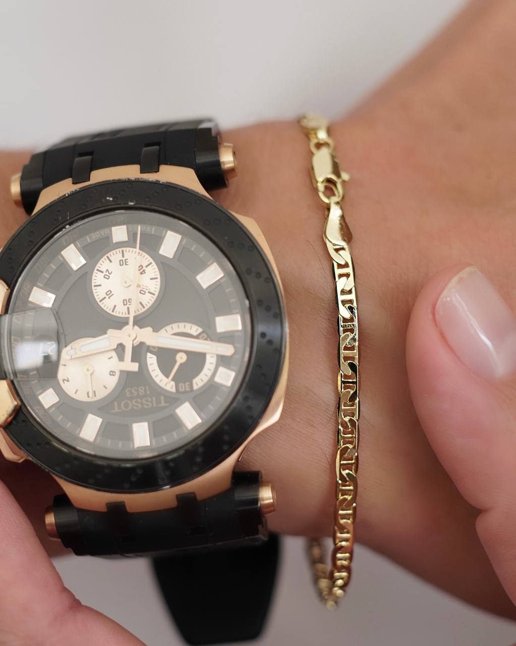 PULSERA CUBANA 4MM 19CM