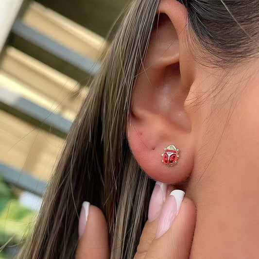 TOPO MARIQUITA ROJA