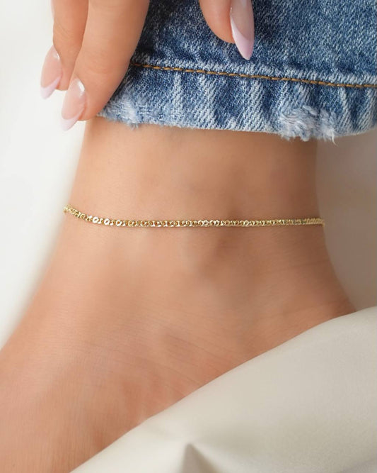 TOBILLERA TEJIDO EN 8